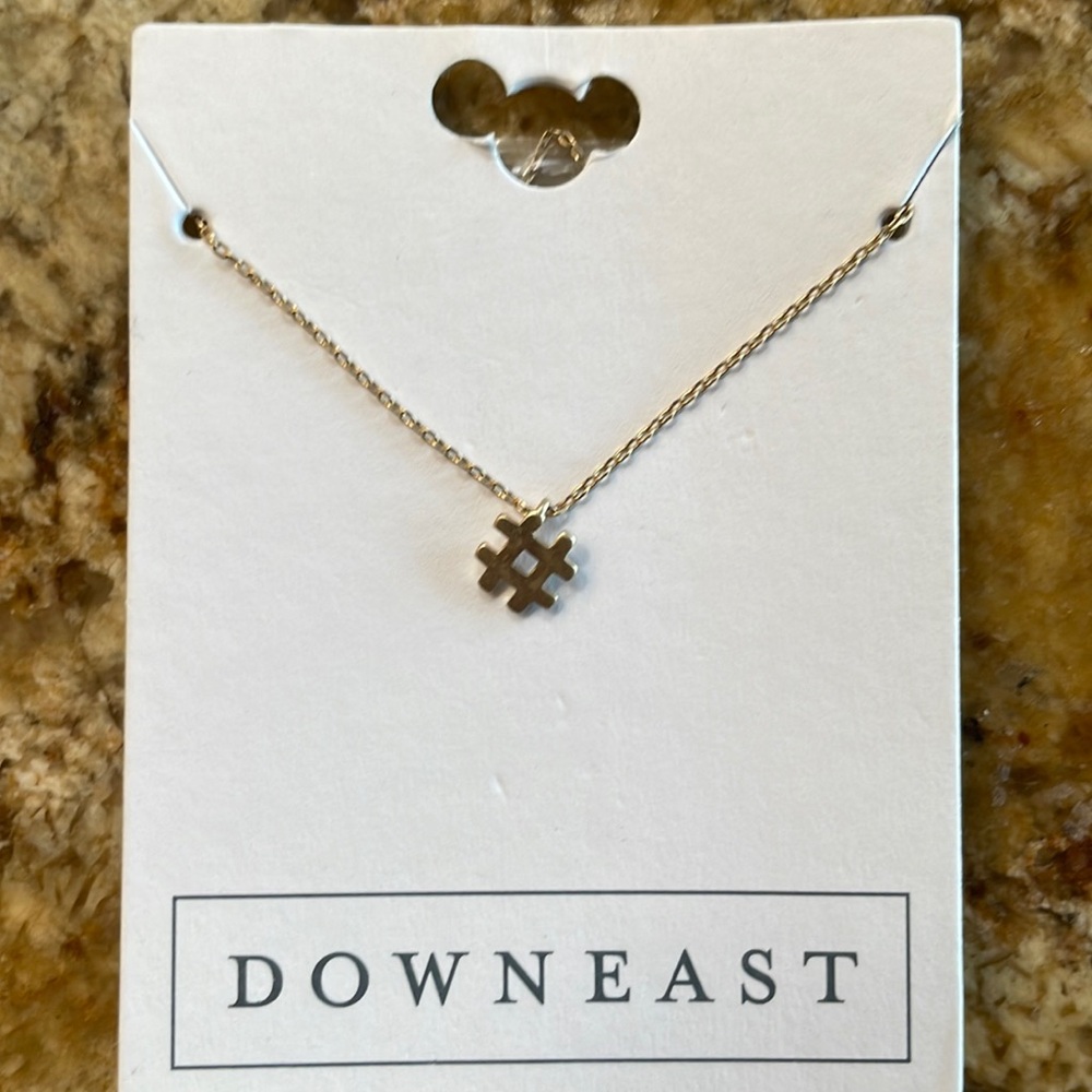 Hashtag necklace 🌸3 for $15